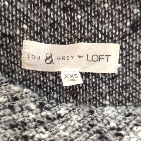Lou and Gray for Loft Slub Knit Speckled Comfy Warm Fall Sweater XXS - Picture 3 of 3